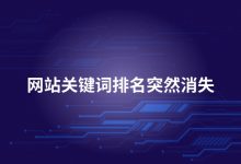 网站关键词排名突然消失的解决办法-遇见seo